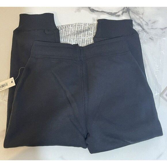 2 Pants Boys Size XS 4-5 Years Sweatpants Black Fleece Jogger - Picture 6 of 12